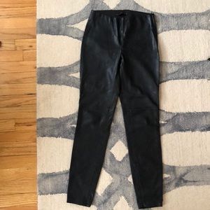 Black Faux Leather Pants from Zara